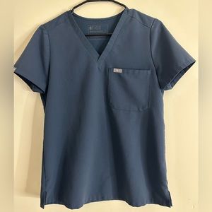 Women’s Catarina One Pocket Scrub Top -Dark Harbor
